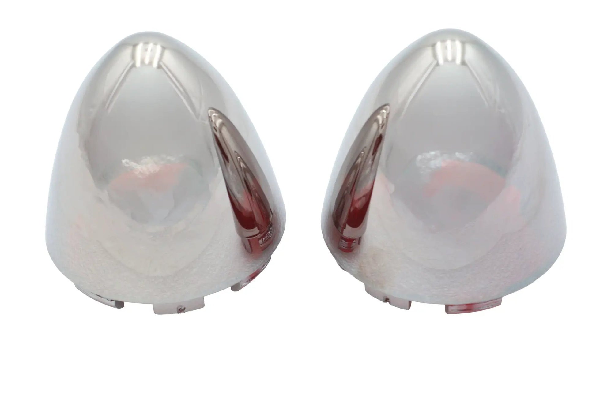 V-Twin Bullistic Turn Signal Lenses Red - 60mm Bullet Style for Harley Davidson by V-Twin