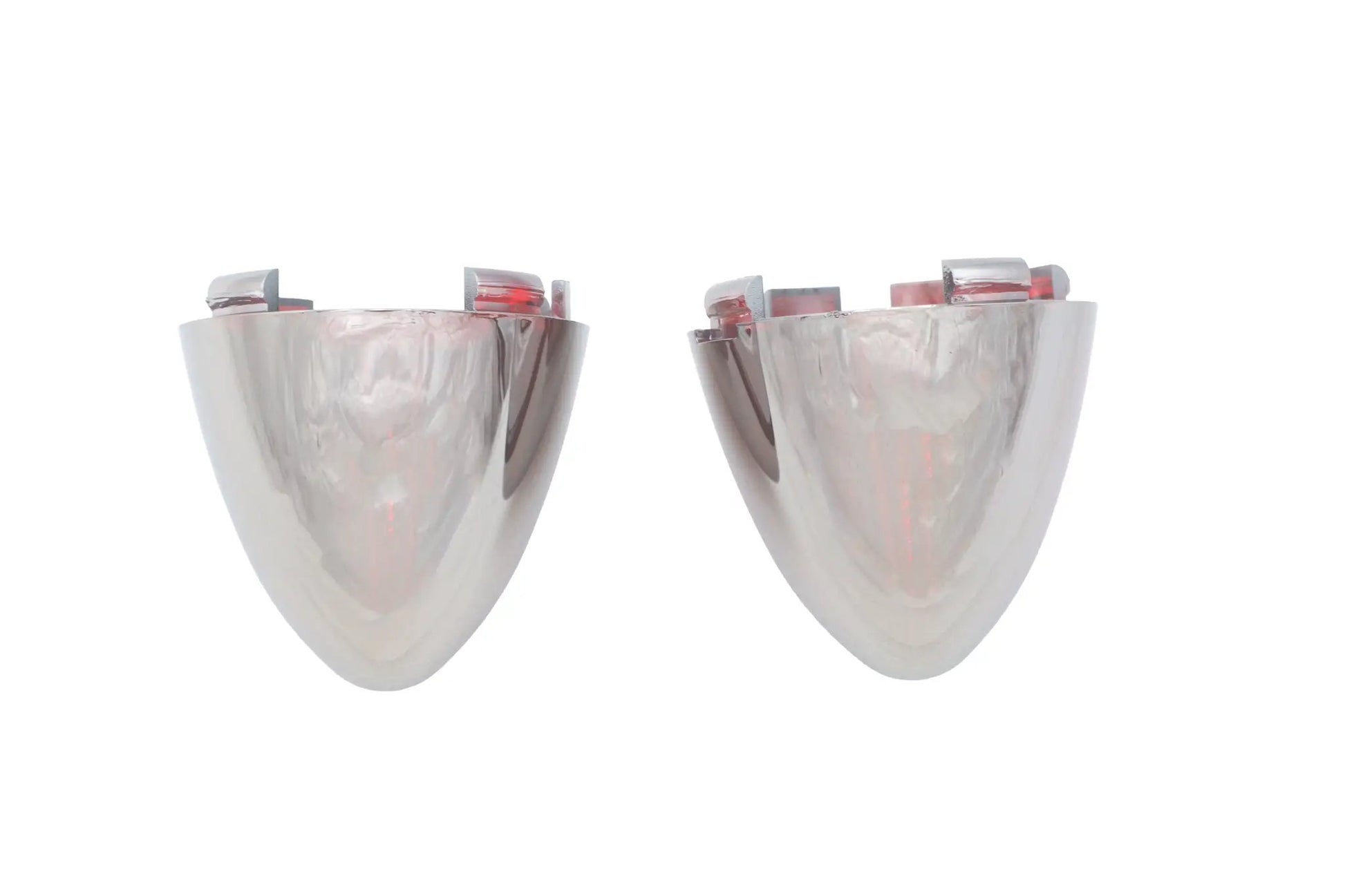 V-Twin Bullistic Turn Signal Lenses Red - 60mm Bullet Style for Harley Davidson by V-Twin