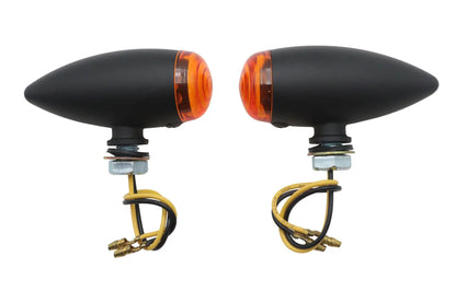 Wyatt Gatling 20-6589SABLED Mini LED Bullet Amber Lens Marker Lamp Set by Wyatt Gatling