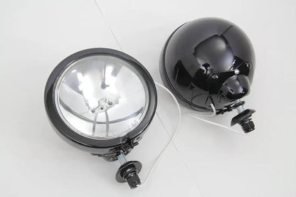 Wyatt Gatling 70243B Black 12V Spotlamp Assembly for Harley Davidson FL Models by Wyatt Gatling