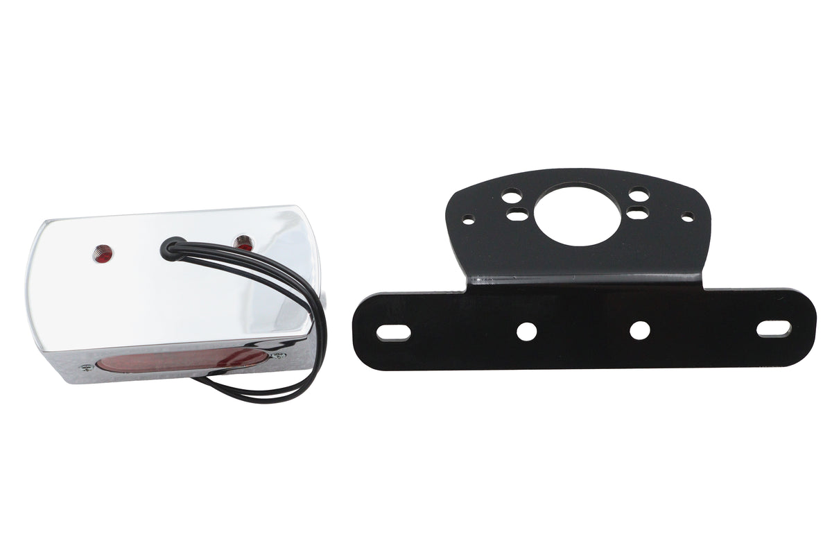 V-Twin Fender Mount Tail Lamp Kit Black, Part 33-3059