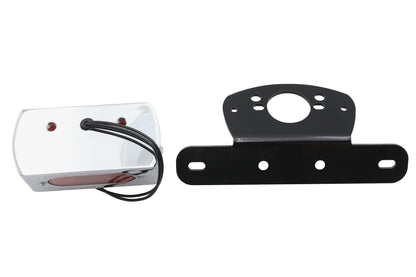 V-Twin Fender Mount Tail Lamp Kit Black, Part 33-3059