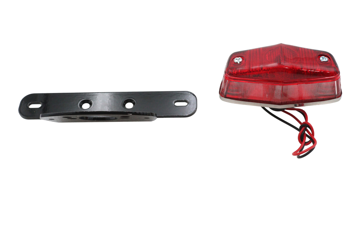 V-Twin Fender Mount Tail Lamp Kit Black 33-3066