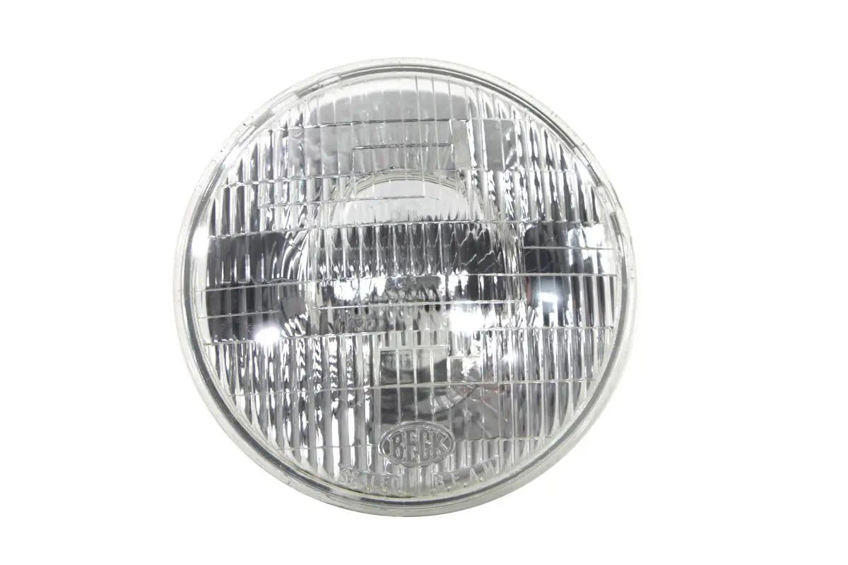 Wyatt Gatling 7 Inch Round 6 Volt Headlamp Sealed Beam Bulb Part 77147 for Harley Davidson FL (1949-1958) by Wyatt Gatling