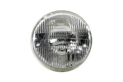 Wyatt Gatling 7 Inch Round 12 Volt Sealed Beam Headlamp Bulb for Harley Davidson FL by Wyatt Gatling