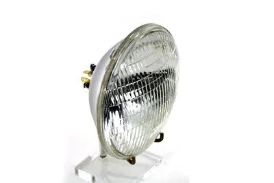 Wyatt Gatling 7 Inch Round 12 Volt Sealed Beam Headlamp Bulb for Harley Davidson FL by Wyatt Gatling