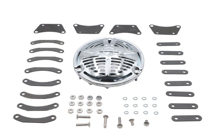 V-Twin Delco Remy 6-Volt Chrome Horn Kit 33-3135 for Harley-Davidson VL