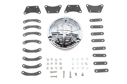 V-Twin Delco Remy 6-Volt Chrome Horn Kit 33-3135 for Harley-Davidson VL
