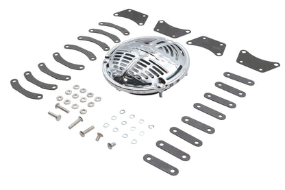 V-Twin Delco Remy 6-Volt Chrome Horn Kit 33-3135 for Harley-Davidson VL
