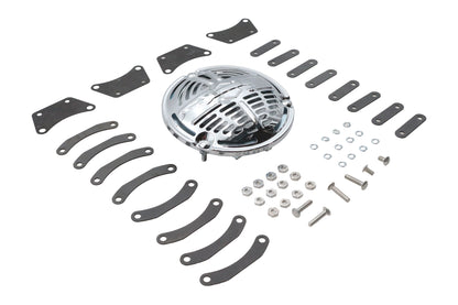 V-Twin Delco Remy 6-Volt Chrome Horn Kit 33-3135 for Harley-Davidson VL