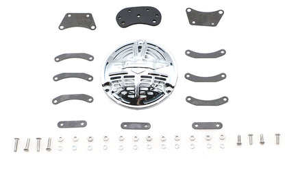 V-Twin 33-3641 Delco Remy 6-Volt Chrome Horn Kit with Mount