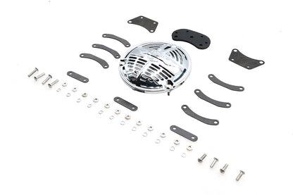 V-Twin 33-3641 Delco Remy 6-Volt Chrome Horn Kit with Mount