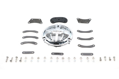 V-Twin 33-3641 Delco Remy 6-Volt Chrome Horn Kit with Mount