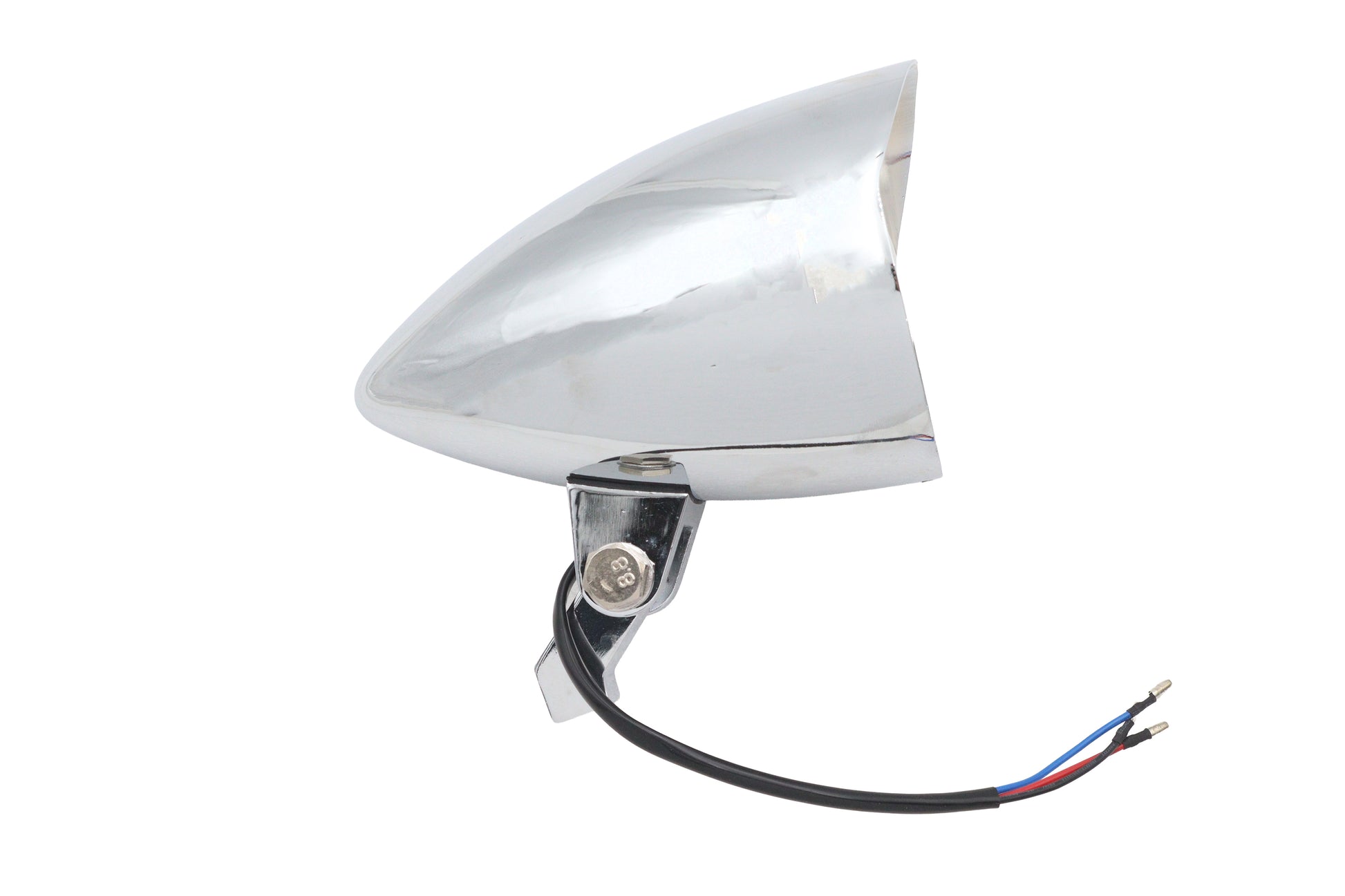 Ultima 4-1/2 Inch Bullet Headlamp Chrome with H4 Tri-Bar Bulb - Model 8-20