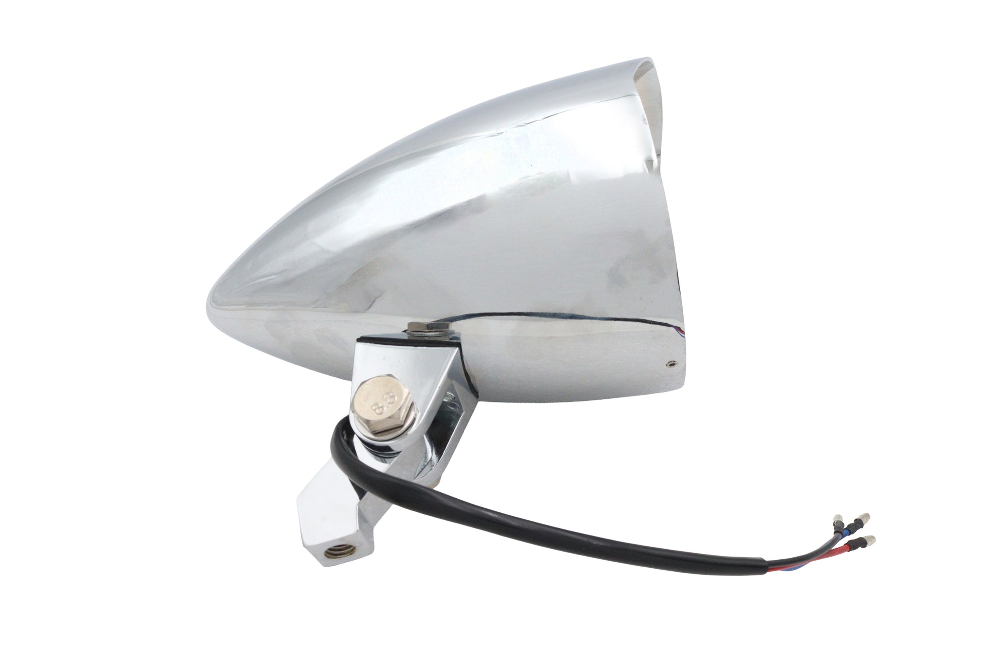 Ultima 4-1/2 Inch Bullet Headlamp Chrome with H4 Tri-Bar Bulb - Model 8-20