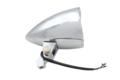 Ultima 4-1/2 Inch Bullet Headlamp Chrome with H4 Tri-Bar Bulb - Model 8-20