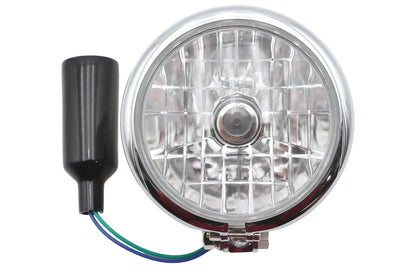 Wyatt Gatling 4-1/2 Inch Round Headlamp Chrome - Decorative Show Use Only by Wyatt Gatling