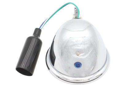 Wyatt Gatling 4-1/2 Inch Round Headlamp Chrome - Decorative Show Use Only by Wyatt Gatling