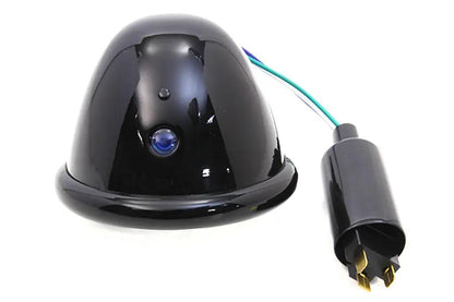 Wyatt Gatling 4-1/2 Inch Round Headlamp Black - Decorative Show-Use Only, Not D.O.T. Approved by Wyatt Gatling
