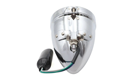 Wyatt Gatling 4-1/2 Inch Bullet Headlamp Chrome - 35/35 Watt H3 Bulb Included by Wyatt Gatling