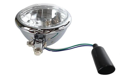 Wyatt Gatling 5-3/4 Inch Round Headlamp Chrome (Part #83075) by Wyatt Gatling