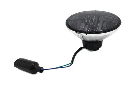 Wyatt Gatling 7 Inch Round Headlamp Sealed Beam for Harley Davidson FXST (1984-1993) by Wyatt Gatling