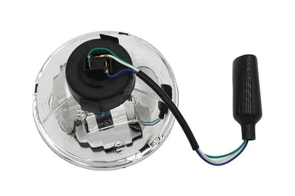 Wyatt Gatling 7 Inch Round Headlamp Sealed Beam for Harley Davidson FXST (1984-1993) by Wyatt Gatling