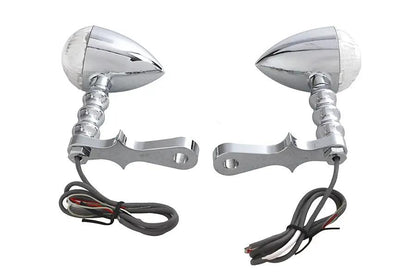 Wyatt Gatling LED Bullet Turn Signal Set with Headlamp Mount (Part #76649) by Wyatt Gatling