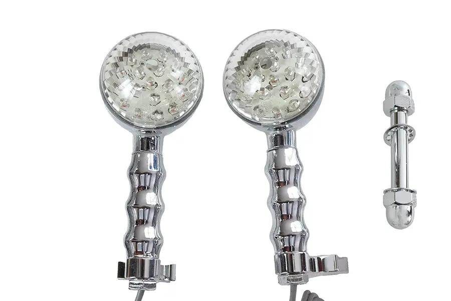 Wyatt Gatling LED Bullet Turn Signal Set with Headlamp Mount (Part #76649) by Wyatt Gatling