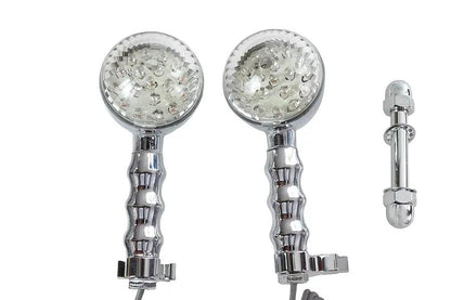 Wyatt Gatling LED Bullet Turn Signal Set with Headlamp Mount (Part #76649) by Wyatt Gatling