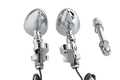 Wyatt Gatling LED Bullet Turn Signal Set with Headlamp Mount (Part #76649) by Wyatt Gatling