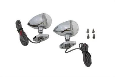 Wyatt Gatling LED Bullet Turn Signal Set with Bracket Mount - Part 76651 by Wyatt Gatling