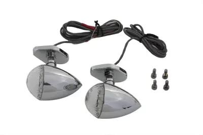 Wyatt Gatling LED Bullet Turn Signal Set with Bracket Mount - Part 76651 by Wyatt Gatling