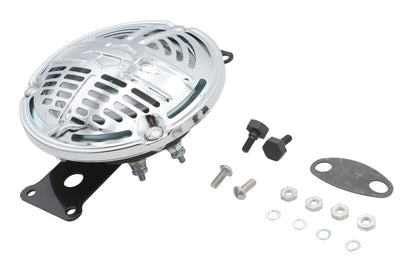 V-Twin Delco Remy 6 Volt Horn Kit with Chrome Horn and Mounting Hardware