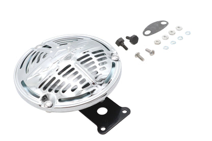 V-Twin Delco Remy 6 Volt Horn Kit with Chrome Horn and Mounting Hardware