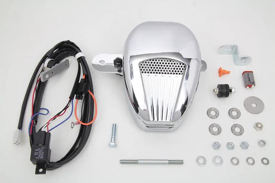 Jims Forceflow Cylinder Head Cooler Kit Chrome for Harley Davidson FLST 1999-2008 by Jims