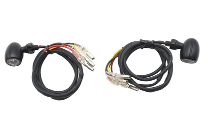 V-Twin 79053B 3-in-1 Mini LED Tail Lamp and Turn Signal Assembly - Black by V-Twin