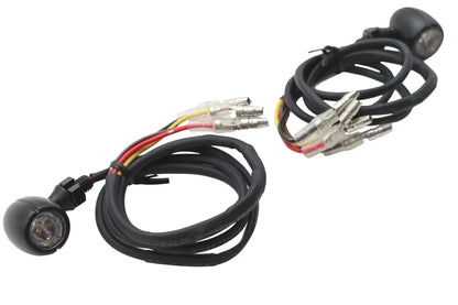 V-Twin 79053B 3-in-1 Mini LED Tail Lamp and Turn Signal Assembly - Black by V-Twin