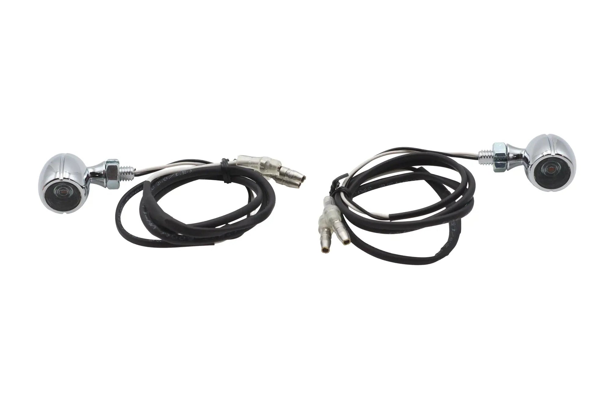 V-Twin Mini LED Turn Signal Assembly Chrome - Pair, Part #79054 by V-Twin