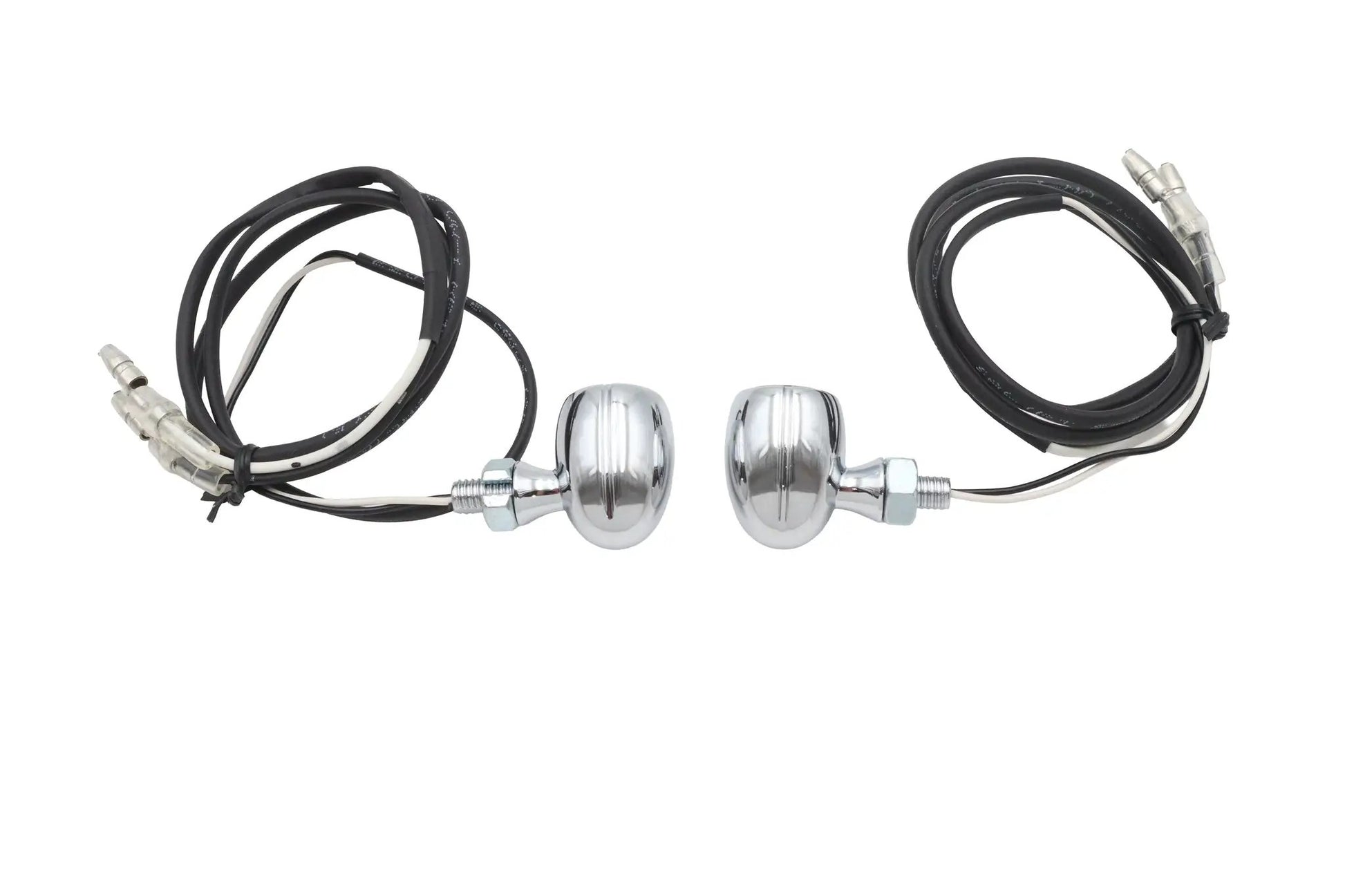V-Twin Mini LED Turn Signal Assembly Chrome - Pair, Part #79054 by V-Twin
