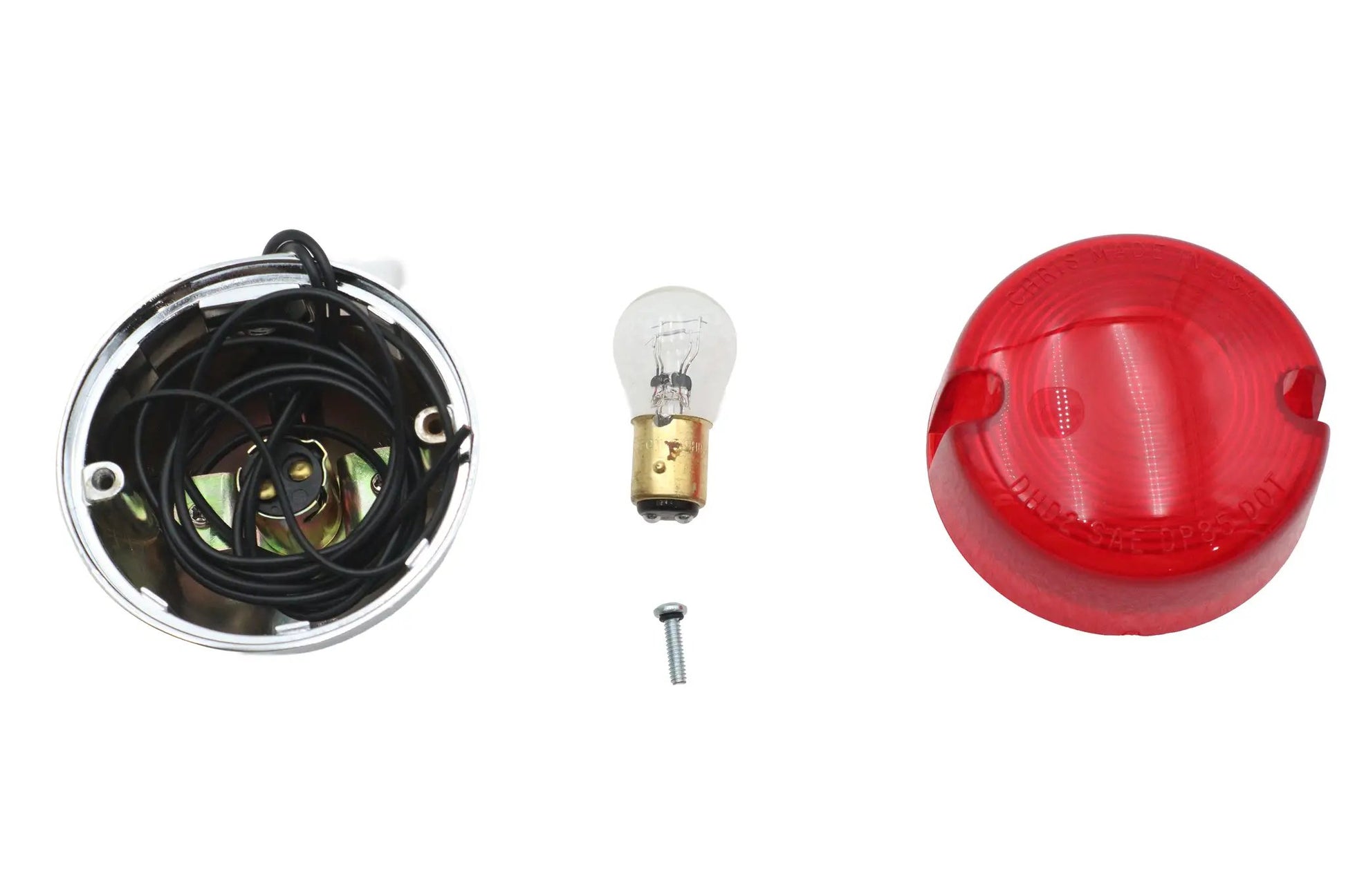 Ultima Chrome Dual Filament Turn Signal Assembly for Harley Davidson - Part 8-200 by Ultima