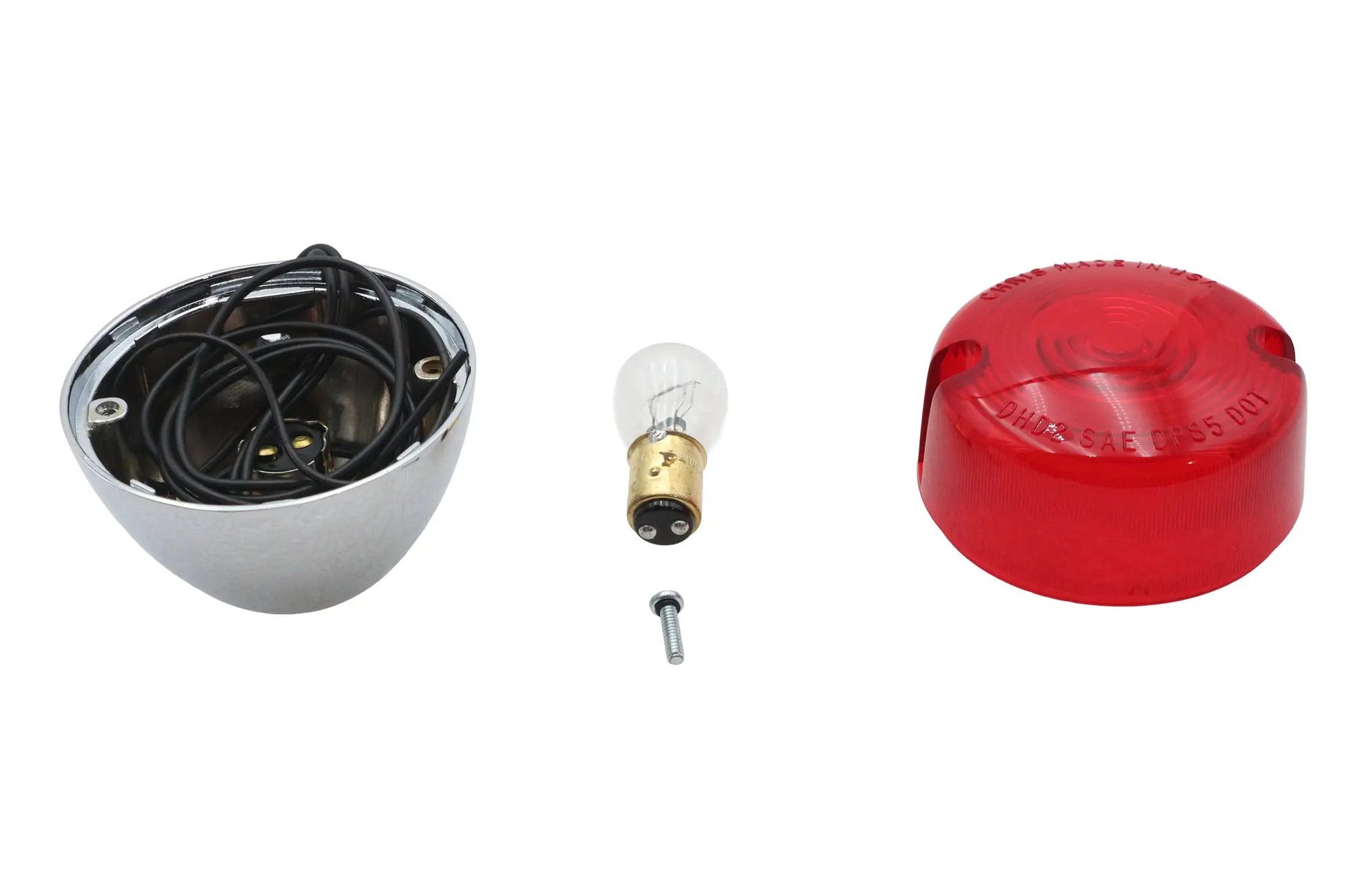 Ultima Chrome Dual Filament Turn Signal Assembly for Harley Davidson - Part 8-200 by Ultima
