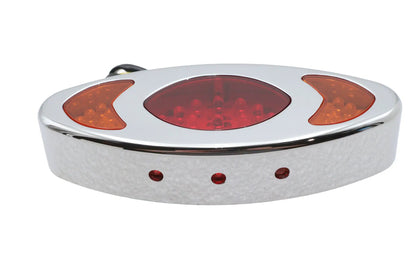 Ultima Chrome Cateye LED Tail Lamp Assembly (Part No. 8-341) by Ultima