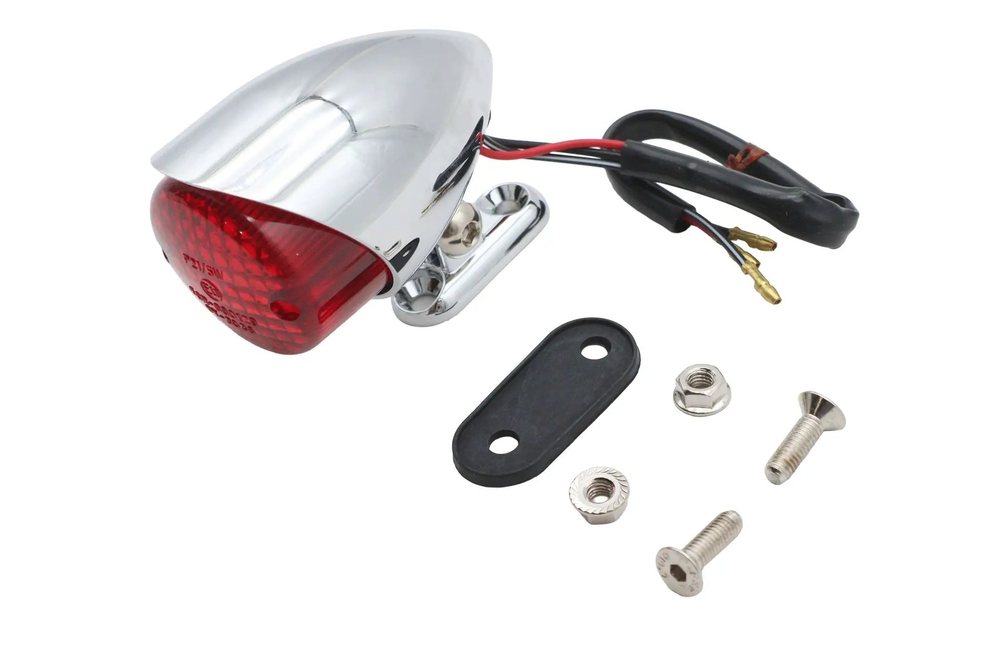Ultima 8-351 Universal Hi-Glide LED Red Marker Lamp with Chrome Aluminum Housing by Ultima