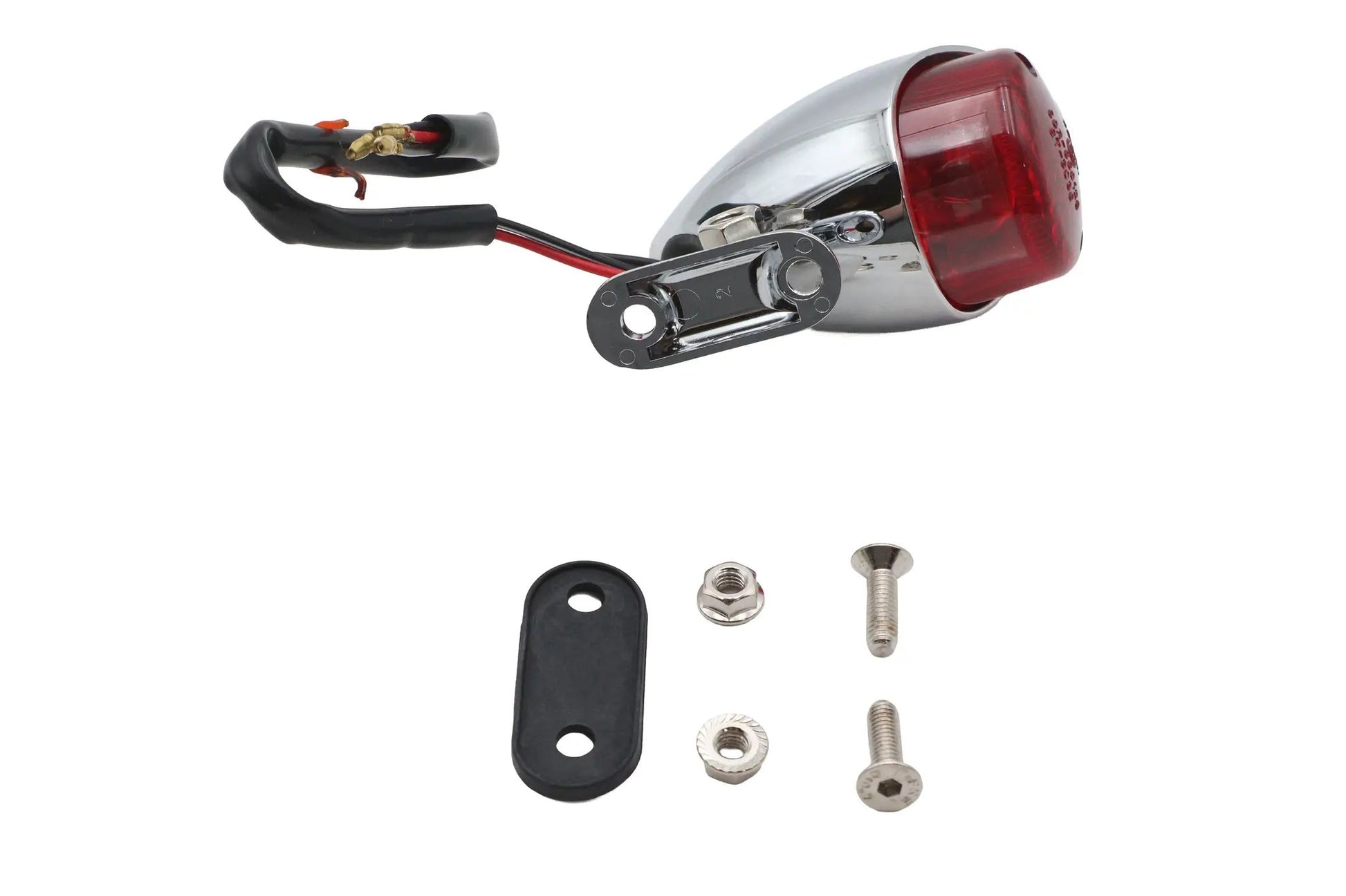 Ultima 8-351 Universal Hi-Glide LED Red Marker Lamp with Chrome Aluminum Housing by Ultima
