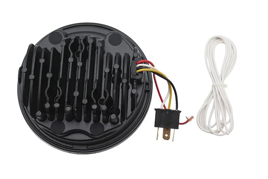 Ultima 8-484 5-3/4 Inch Daylight Projector LED Headlamp in Black for Harley Davidson by Ultima