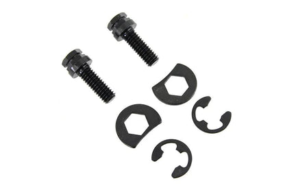 Colony Exhaust Pipe Locking Bolt Mounting Kit Black Oxide for Harley Davidson FL Models by Colony