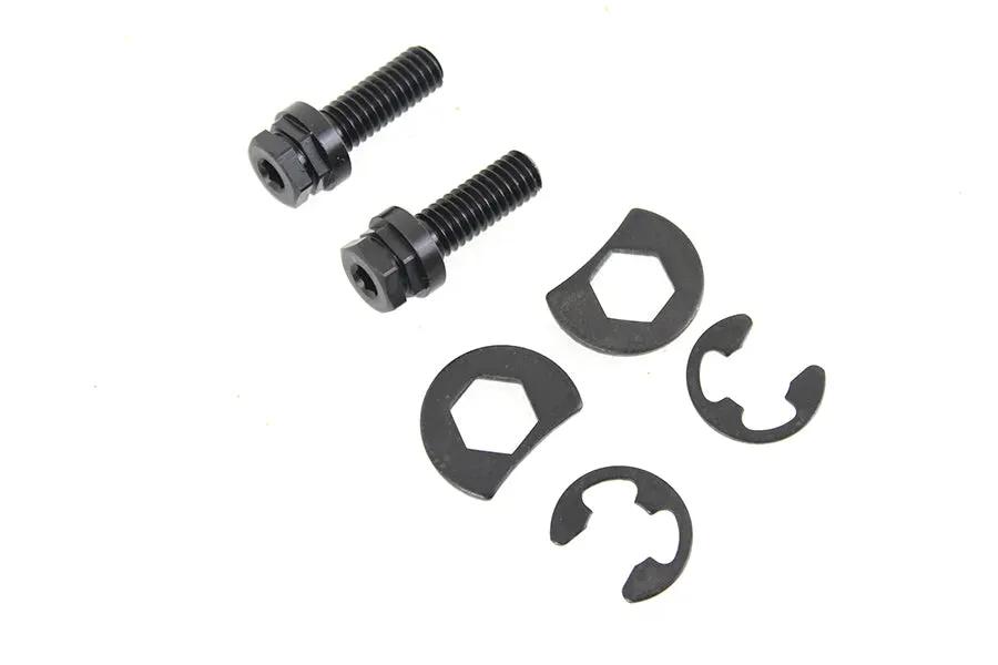 Colony Exhaust Pipe Locking Bolt Mounting Kit Black Oxide for Harley Davidson FL Models by Colony