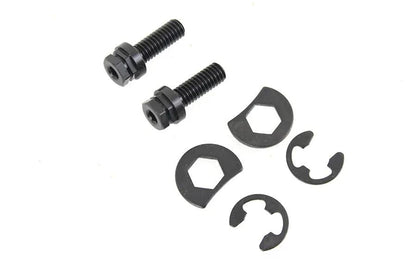 Colony Exhaust Pipe Locking Bolt Mounting Kit Black Oxide for Harley Davidson FL Models by Colony