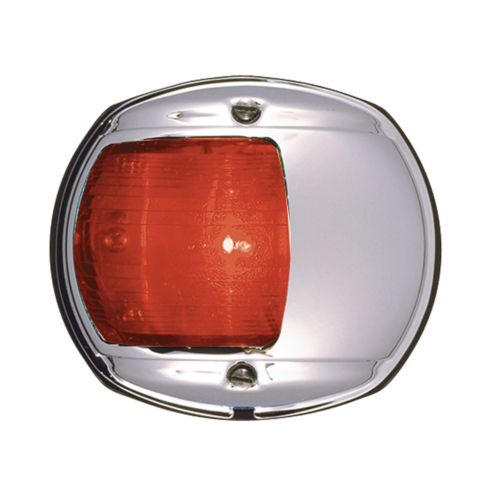 Perko LED Side Light - Red - 12V with Chrome Plated Housing, Part Number 0170MP0DP3